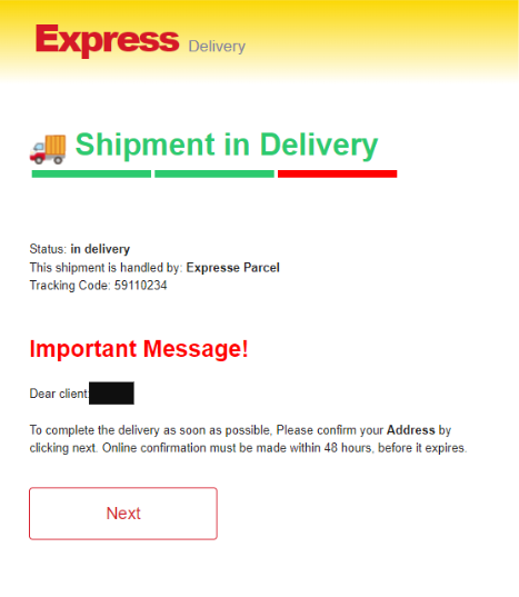 Express Delivery Scam